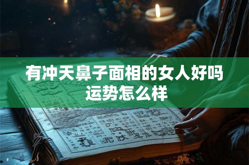 有冲天鼻子面相的女人好吗 运势怎么样 有冲天鼻子面相的女人好吗 运势怎么样