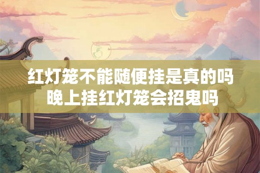 红灯笼不能随便挂是真的吗 晚上挂红灯笼会招鬼吗 红灯笼不能随便挂是真的吗 晚上挂红灯笼会招鬼吗