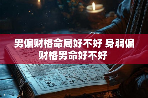男偏财格命局好不好 身弱偏财格男命好不好 男偏财格命局好不好 身弱偏财格男命好不好