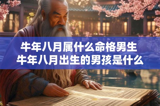 牛年八月属什么命格男生 牛年八月出生的男孩是什么命 牛年八月属什么命格男生 牛年八月出生的男孩是什么命