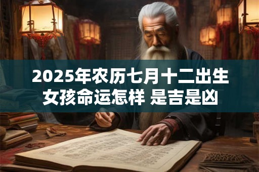 2025年农历七月十二出生女孩命运怎样 是吉是凶 2025年农历七月十二出生女孩命运怎样 是吉是凶