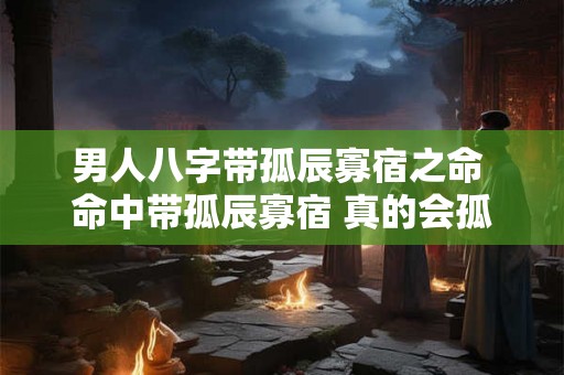 男人八字带孤辰寡宿之命 命中带孤辰寡宿 真的会孤老终身吗 