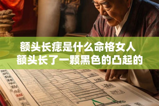 额头长痣是什么命格女人 额头长了一颗黑色的凸起的痣 额头长痣是什么命格女人 额头长了一颗黑色的凸起的痣