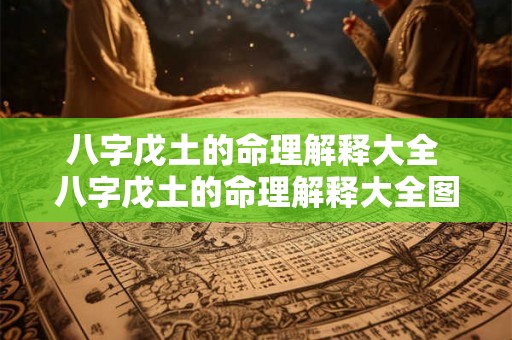 八字戊土的命理解释大全 八字戊土的命理解释大全图片