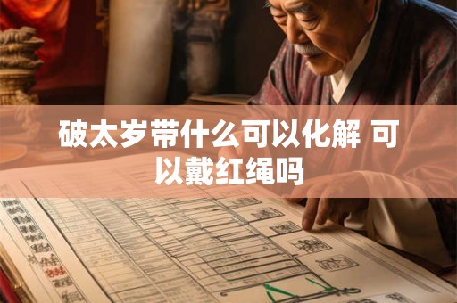 破太岁带什么可以化解 可以戴红绳吗 破太岁带什么可以化解 可以戴红绳吗