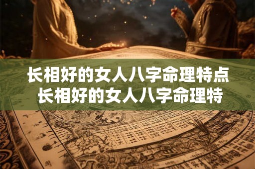 长相好的女人八字命理特点 长相好的女人八字命理特点是什么 长相好的女人八字命理特点 长相好的女人八字命理特点是什么