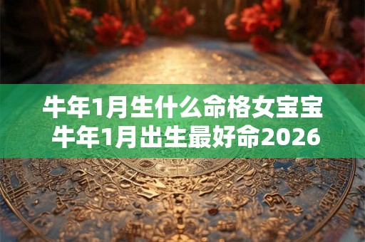 牛年1月生什么命格女宝宝 牛年1月出生最好命2026年 牛年1月生什么命格女宝宝 牛年1月出生最好命2026年