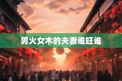 男火女木的夫妻谁旺谁 男火女木的夫妻谁旺谁