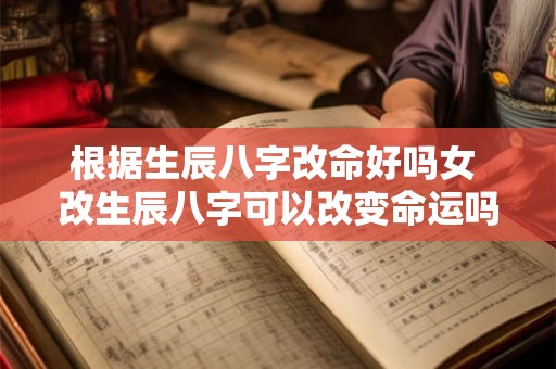 根据生辰八字改命好吗女 改生辰八字可以改变命运吗 根据生辰八字改命好吗女 改生辰八字可以改变命运吗