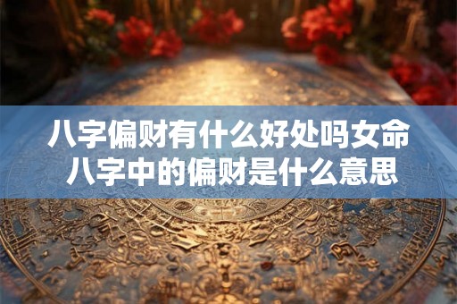 八字偏财有什么好处吗女命 八字中的偏财是什么意思命带偏财有哪些作用 八字偏财有什么好处吗女命 八字中的偏财是什么意思命带偏财有哪些作用