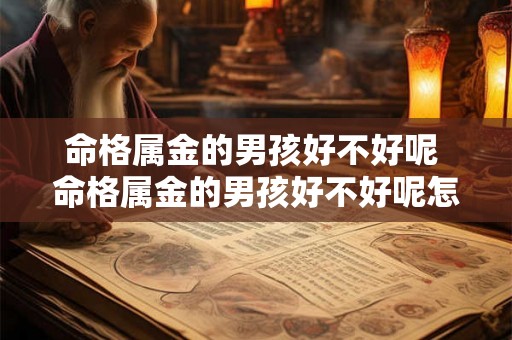命格属金的男孩好不好呢 命格属金的男孩好不好呢怎么看