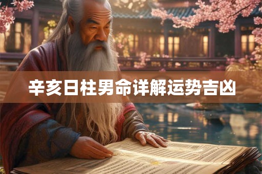 辛亥日柱男命详解运势吉凶 辛亥日柱男命详解运势吉凶