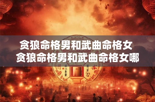 贪狼命格男和武曲命格女 贪狼命格男和武曲命格女哪个好 