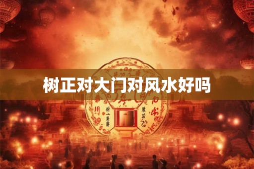 树正对大门对风水好吗