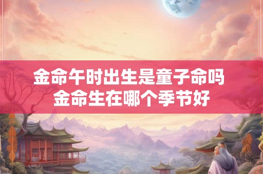 金命午时出生是童子命吗 金命生在哪个季节好 金命午时出生是童子命吗 金命生在哪个季节好