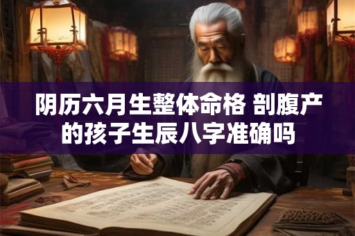 阴历六月生整体命格 剖腹产的孩子生辰八字准确吗