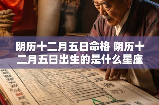 阴历十二月五日命格 阴历十二月五日出生的是什么星座 阴历十二月五日命格 阴历十二月五日出生的是什么星座