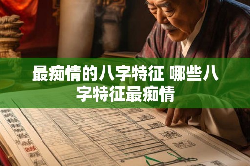 最痴情的八字特征 哪些八字特征最痴情 最痴情的八字特征 哪些八字特征最痴情