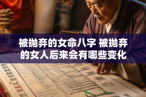 被抛弃的女命八字 被抛弃的女人后来会有哪些变化 被抛弃的女命八字 被抛弃的女人后来会有哪些变化