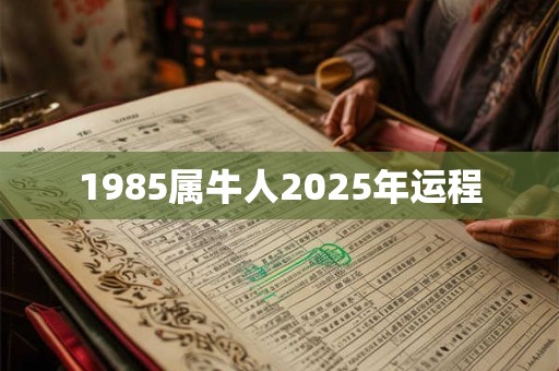 1985属牛人2025年运程 1985属牛人2025年运程