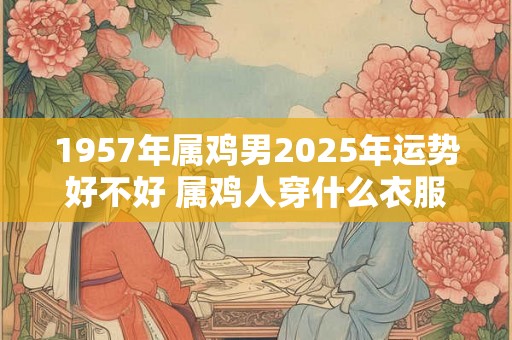1957年属鸡男2025年运势好不好 属鸡人穿什么衣服最好 1957年属鸡男2025年运势好不好 属鸡人穿什么衣服最好