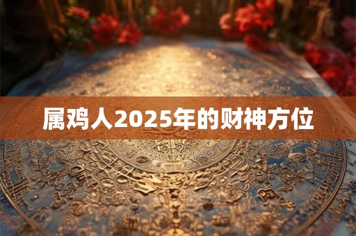 属鸡人2025年的财神方位 属鸡人2025年的财神方位