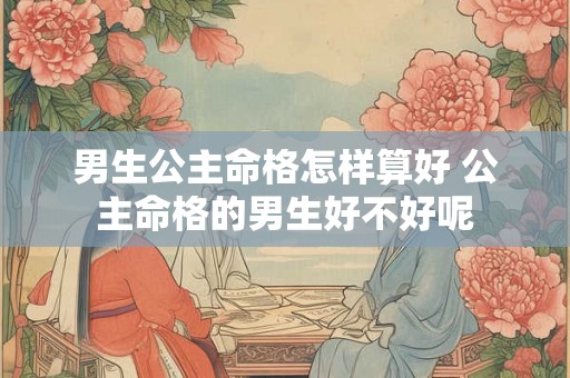 男生公主命格怎样算好 公主命格的男生好不好呢 男生公主命格怎样算好 公主命格的男生好不好呢