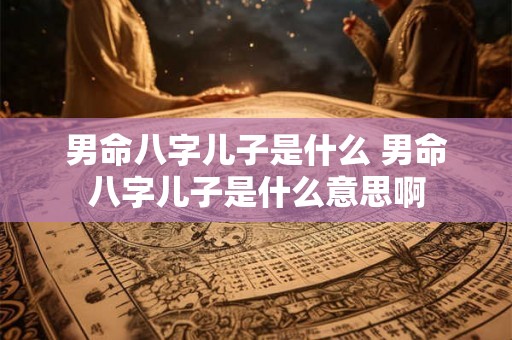 男命八字儿子是什么 男命八字儿子是什么意思啊 男命八字儿子是什么 男命八字儿子是什么意思啊
