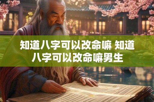 知道八字可以改命嘛 知道八字可以改命嘛男生 知道八字可以改命嘛 知道八字可以改命嘛男生