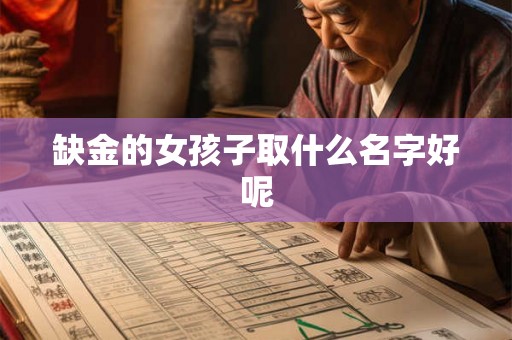 缺金的女孩子取什么名字好呢 缺金的女孩子取什么名字好呢