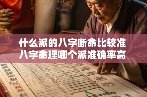 什么派的八字断命比较准 八字命理哪个派准确率高 什么派的八字断命比较准 八字命理哪个派准确率高