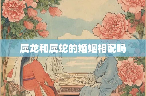 属龙和属蛇的婚姻相配吗 属龙和属蛇的婚姻相配吗
