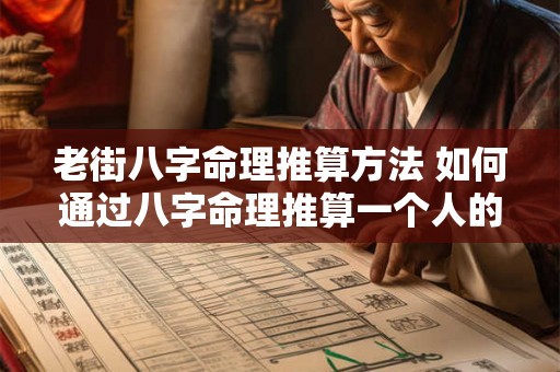 老街八字命理推算方法 如何通过八字命理推算一个人的寿命 老街八字命理推算方法 如何通过八字命理推算一个人的寿命