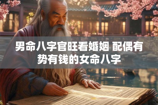 男命八字官旺看婚姻 配偶有势有钱的女命八字 男命八字官旺看婚姻 配偶有势有钱的女命八字