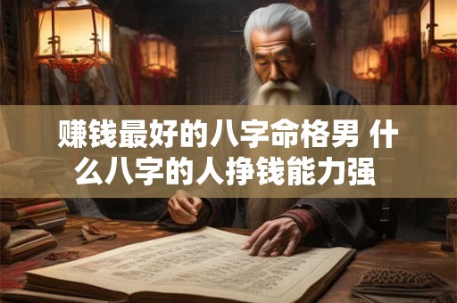 赚钱最好的八字命格男 什么八字的人挣钱能力强 赚钱最好的八字命格男 什么八字的人挣钱能力强