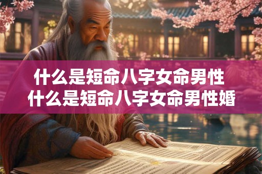 什么是短命八字女命男性 什么是短命八字女命男性婚姻 什么是短命八字女命男性 什么是短命八字女命男性婚姻