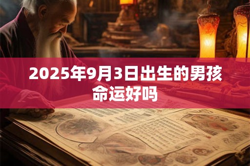 2025年9月3日出生的男孩命运好吗 2025年9月3日出生的男孩命运好吗