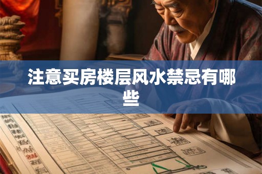 注意买房楼层风水禁忌有哪些