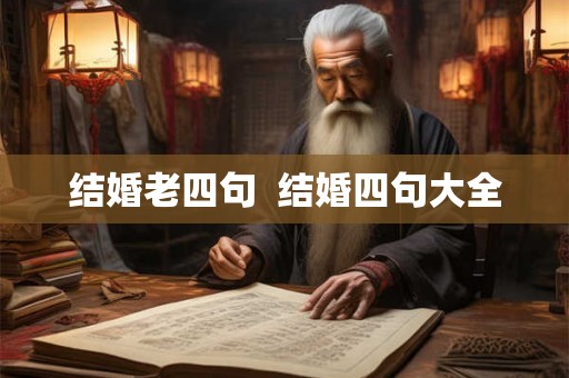 结婚老四句 结婚四句大全 结婚老四句 结婚四句大全