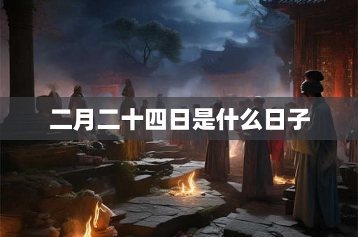 二月二十四日是什么日子