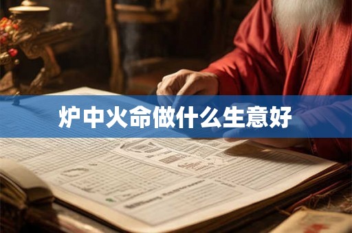 炉中火命做什么生意好 炉中火命做什么生意好