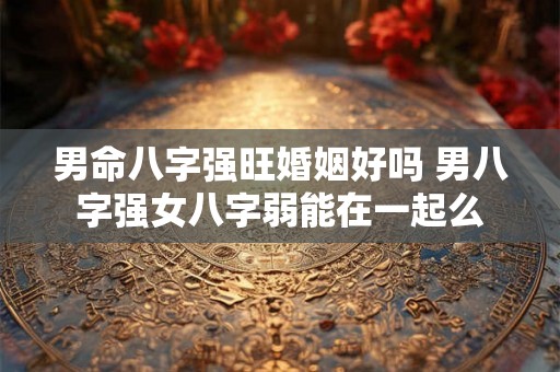 男命八字强旺婚姻好吗 男八字强女八字弱能在一起么 男命八字强旺婚姻好吗 男八字强女八字弱能在一起么