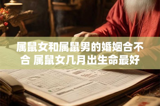 属鼠女和属鼠男的婚姻合不合 属鼠女几月出生命最好 属鼠女和属鼠男的婚姻合不合 属鼠女几月出生命最好