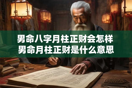 男命八字月柱正财会怎样 男命月柱正财是什么意思 男命八字月柱正财会怎样 男命月柱正财是什么意思