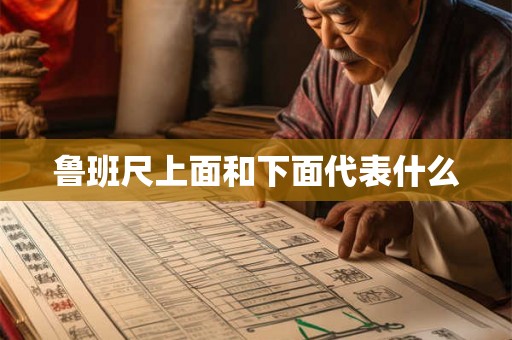 鲁班尺上面和下面代表什么