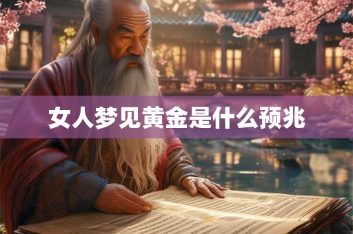 女人梦见黄金是什么预兆 女人梦见黄金是什么预兆