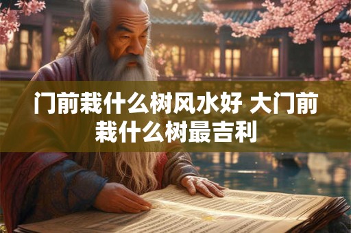 门前栽什么树风水好 大门前栽什么树最吉利 门前栽什么树风水好 大门前栽什么树最吉利