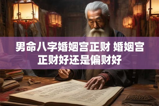 男命八字婚姻宫正财 婚姻宫正财好还是偏财好 男命八字婚姻宫正财 婚姻宫正财好还是偏财好
