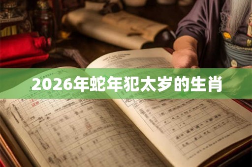 2026年蛇年犯太岁的生肖 2026年蛇年犯太岁的生肖