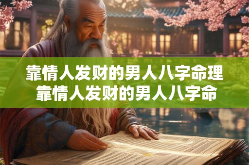 靠情人发财的男人八字命理 靠情人发财的男人八字命理如何 靠情人发财的男人八字命理 靠情人发财的男人八字命理如何